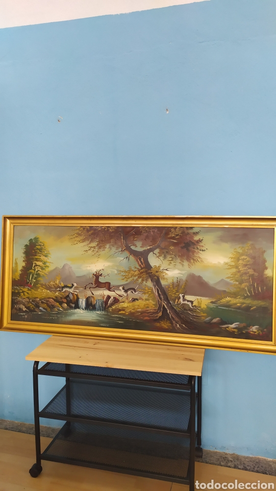 Otros objetos de arte: Cuadro Antiguo pintado en tabla - Foto 4