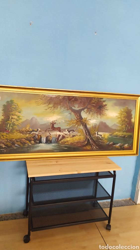 Otros objetos de arte: Cuadro Antiguo pintado en tabla - Foto 2