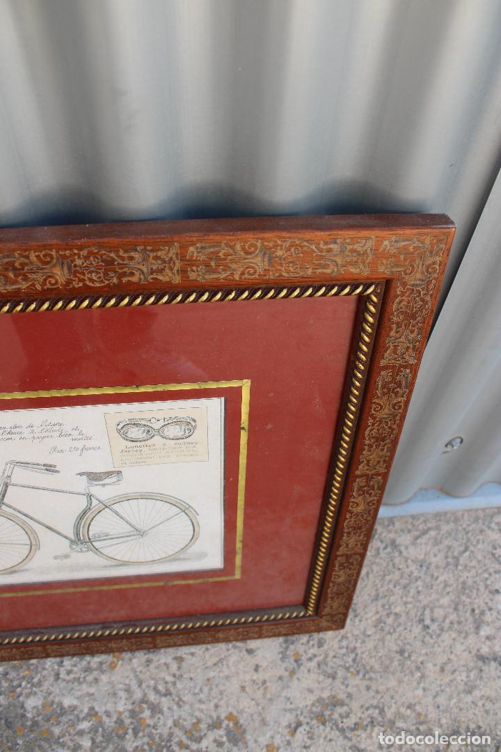 Otros objetos de arte: cuadro lamina bicicleta antigua - Foto 3