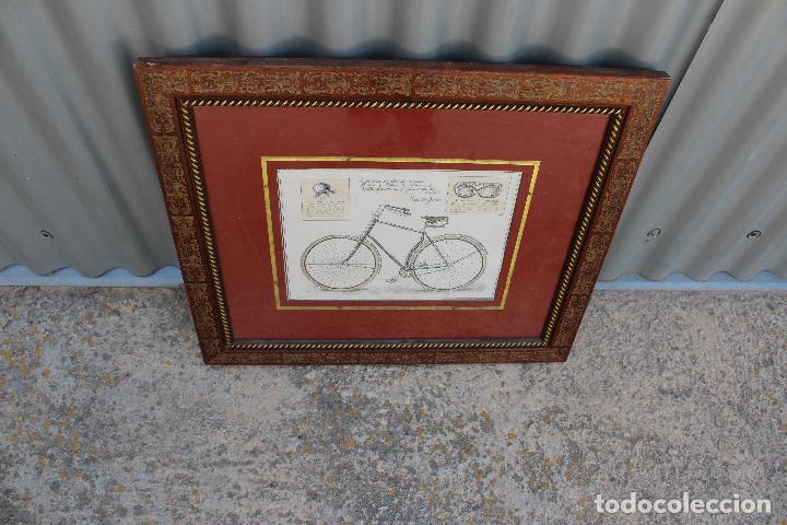 Otros objetos de arte: cuadro lamina bicicleta antigua - Foto 4