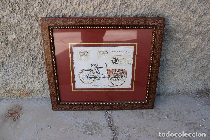 Otros objetos de arte: cuadro lamina triciclo antiguo - Foto 2