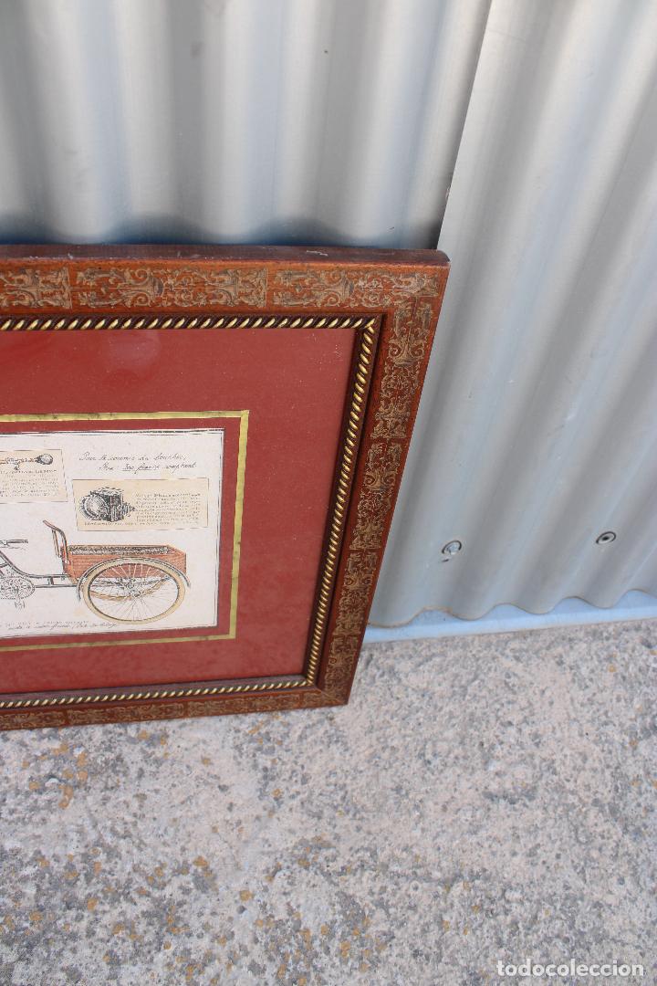 Otros objetos de arte: cuadro lamina triciclo antiguo - Foto 4