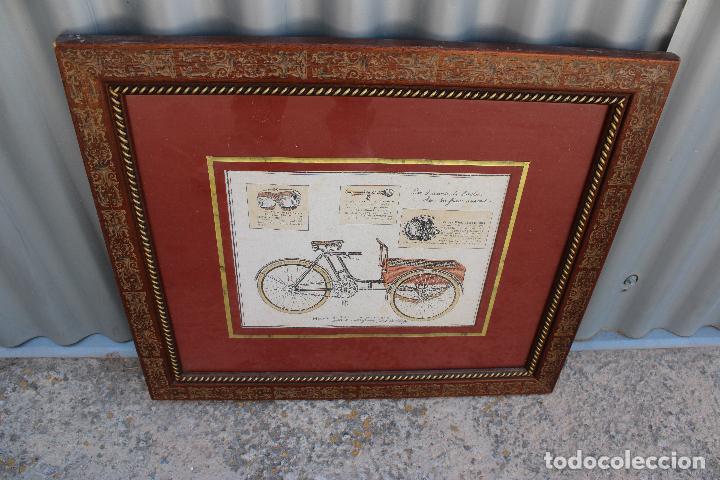 Otros objetos de arte: cuadro lamina triciclo antiguo - Foto 5