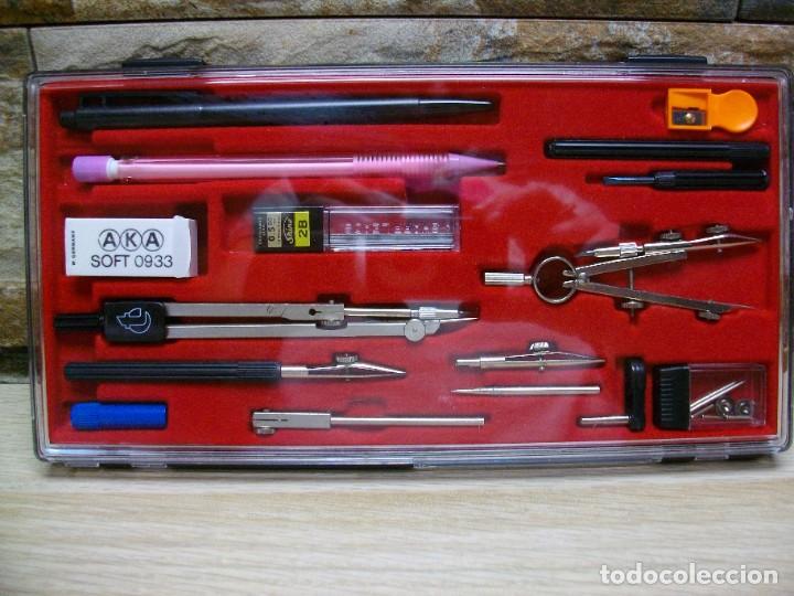 Otros objetos de arte: JUEGO COMPASES Y ACCESORIOS (16 PIEZAS) NUEVO - Foto 3