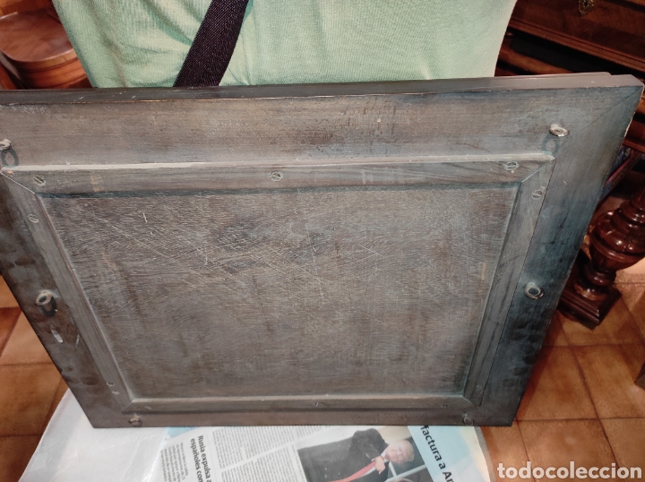 Otros objetos de arte: Cuadro Obsequio del Personal de Refracta a su Director 1948 - Valencia - - Foto 8
