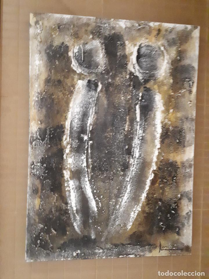 Otros objetos de arte: PINTURA EN RELIEVE TU Y YO ABSTRACTA - Foto 5