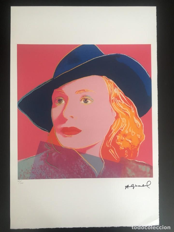 Otros objetos de arte: Ingrid Bergman. Andy Warhol. Edici&oacute;n limitada, numerada a l&aacute;piz - Foto 1