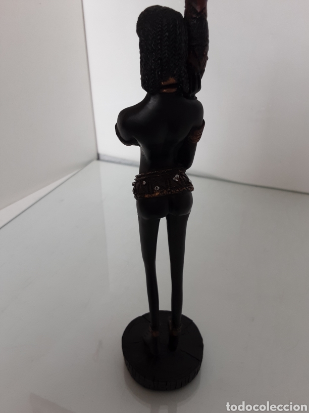 Otros objetos de arte: Figura mujer africana - Foto 3