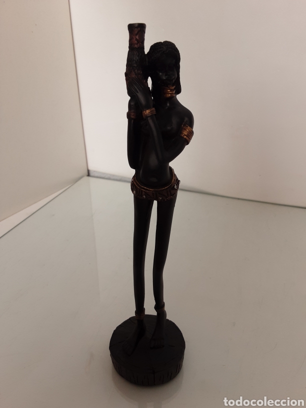 Otros objetos de arte: Figura mujer africana - Foto 5