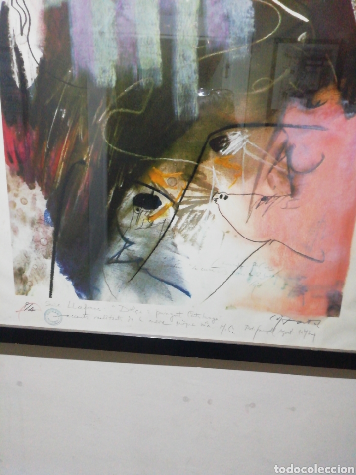 Otros objetos de arte: Litograf&iacute;a Cuixart - Foto 2