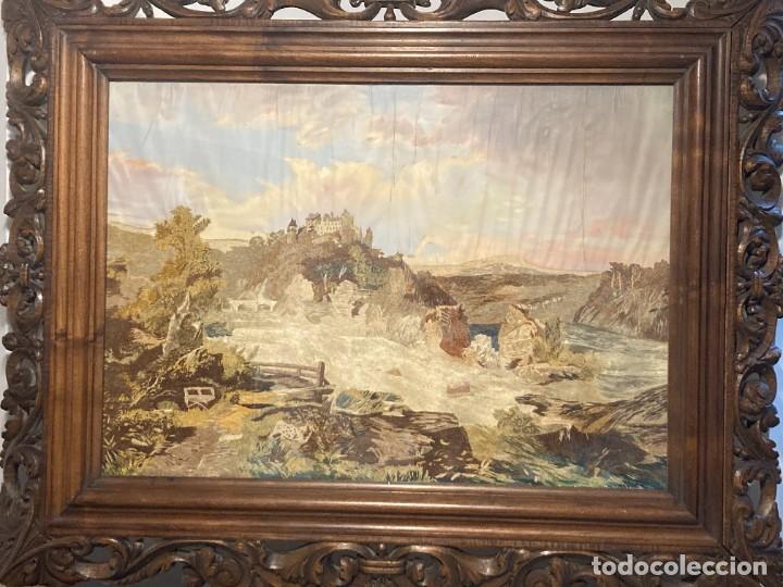 Otros objetos de arte: Paisaje con tejido antiguo - Foto 5
