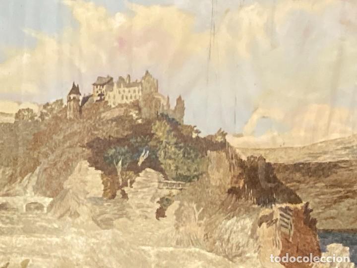 Otros objetos de arte: Paisaje con tejido antiguo - Foto 6