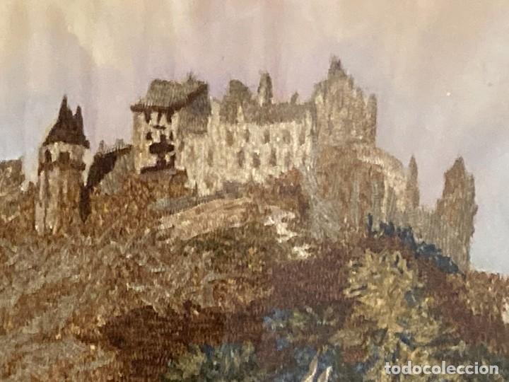 Otros objetos de arte: Paisaje con tejido antiguo - Foto 7