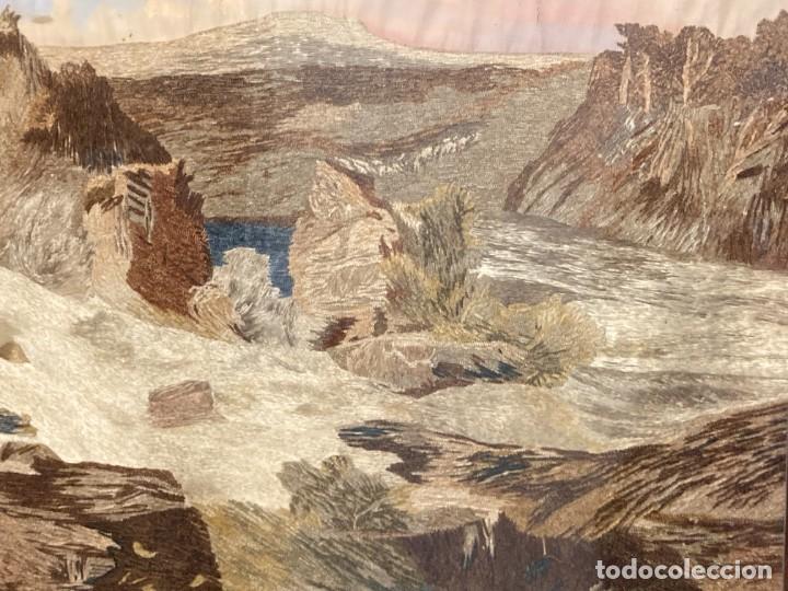 Otros objetos de arte: Paisaje con tejido antiguo - Foto 8