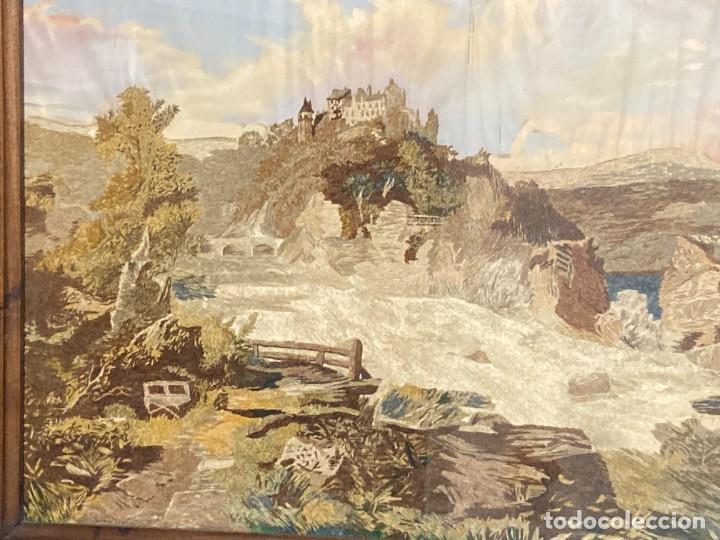 Otros objetos de arte: Paisaje con tejido antiguo - Foto 9