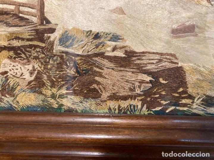 Otros objetos de arte: Paisaje con tejido antiguo - Foto 10