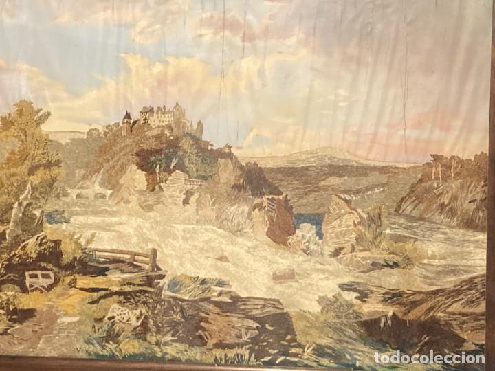 Otros objetos de arte: Paisaje con tejido antiguo - Foto 12