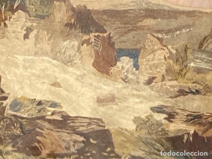 Otros objetos de arte: Paisaje con tejido antiguo - Foto 14