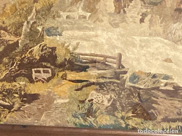 Otros objetos de arte: Paisaje con tejido antiguo - Foto 15