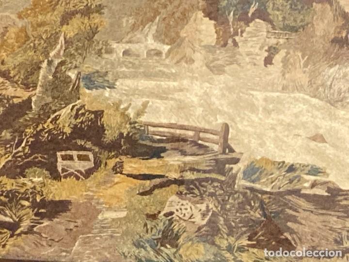 Otros objetos de arte: Paisaje con tejido antiguo - Foto 17
