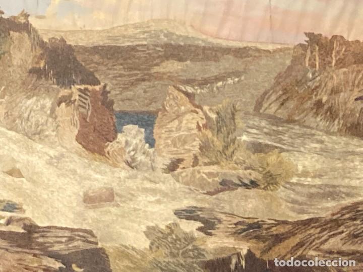 Otros objetos de arte: Paisaje con tejido antiguo - Foto 19