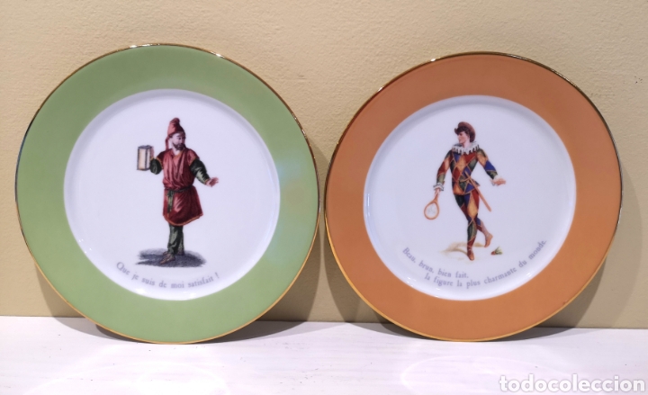 Otros objetos de arte: Colecci&oacute;n seis platos limoges - Foto 3