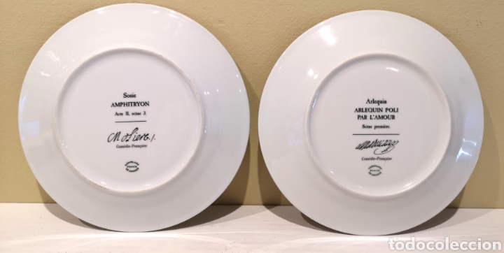 Otros objetos de arte: Colecci&oacute;n seis platos limoges - Foto 5
