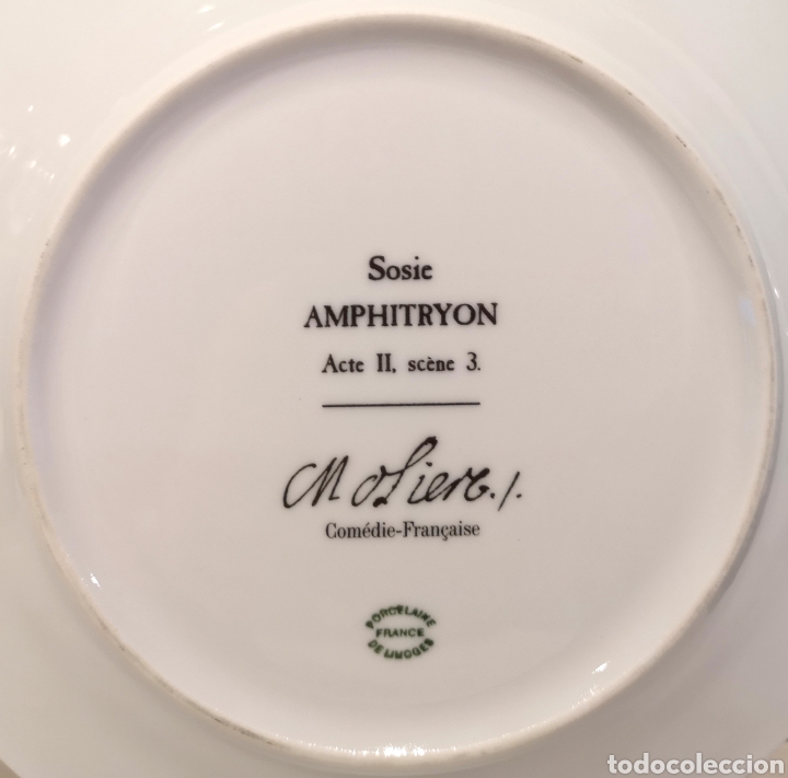 Otros objetos de arte: Colecci&oacute;n seis platos limoges - Foto 6
