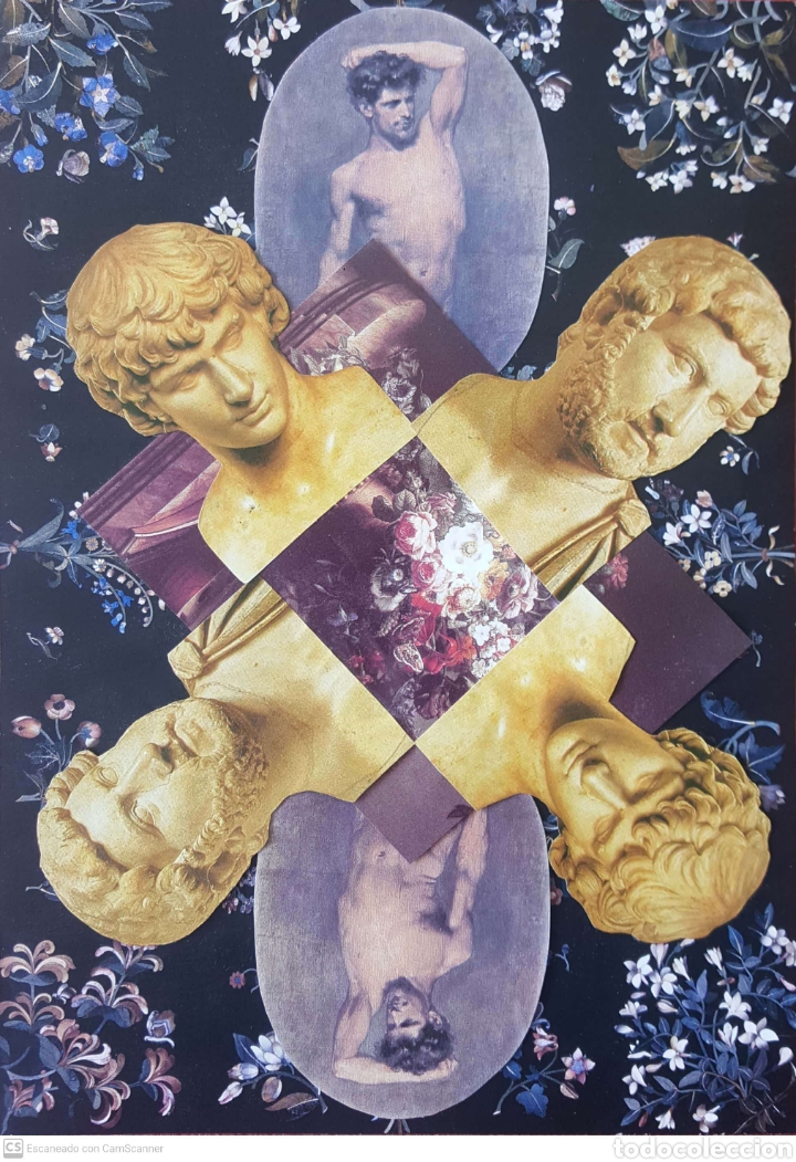 Otros objetos de arte: Collage hecho a mano. Antinoo & Adriano. 145x202 cm. - Foto 2