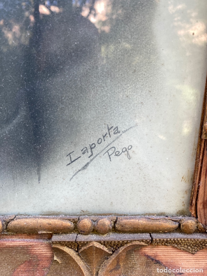 Otros objetos de arte: Cuadro retrat&oacute; Laporta Pego - Foto 3