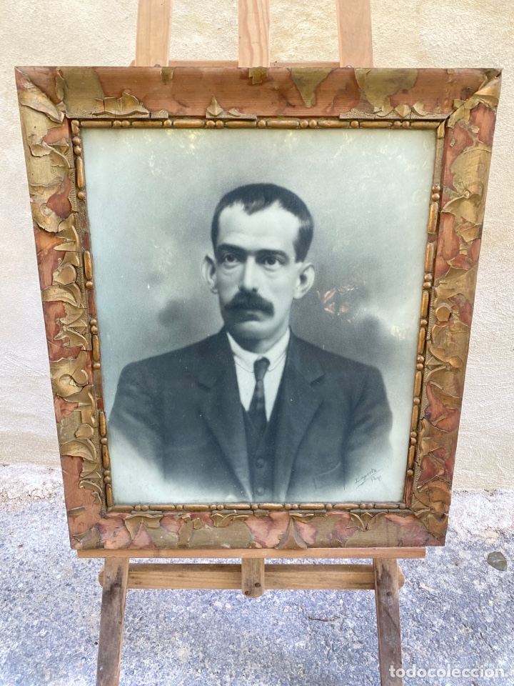 Otros objetos de arte: Cuadro retrat&oacute; Laporta Pego - Foto 1