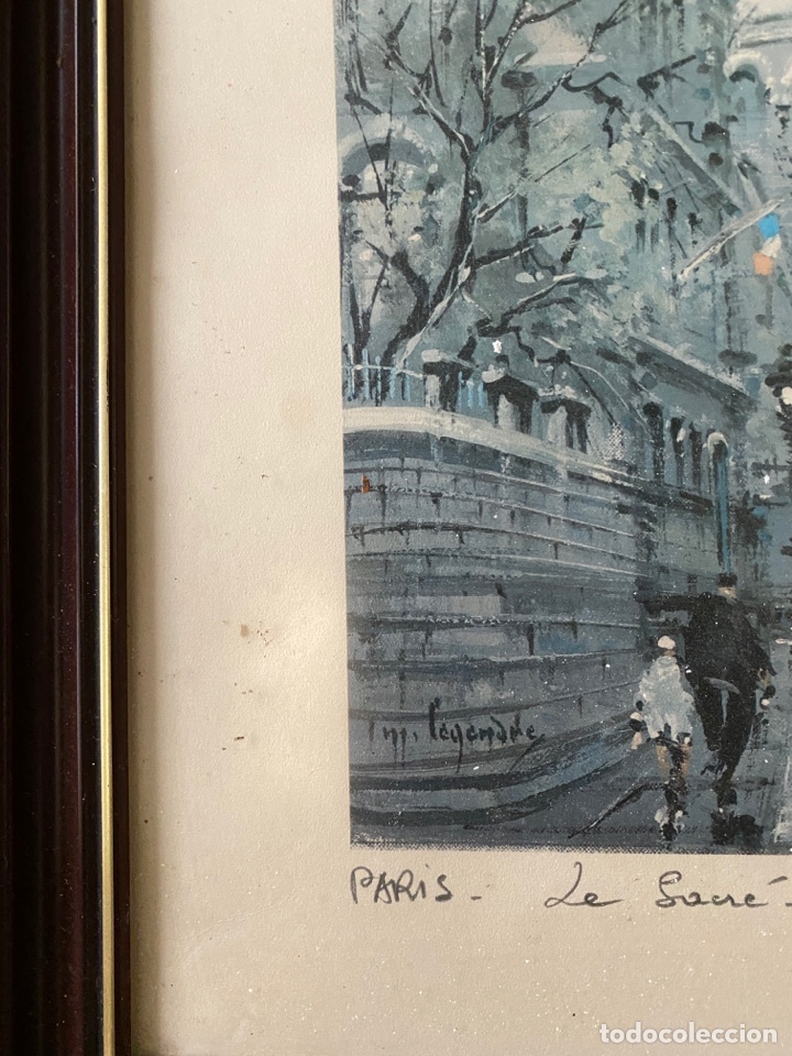 Otros objetos de arte: Lamina Paris - MAURICE LEGENDRE - Foto 4