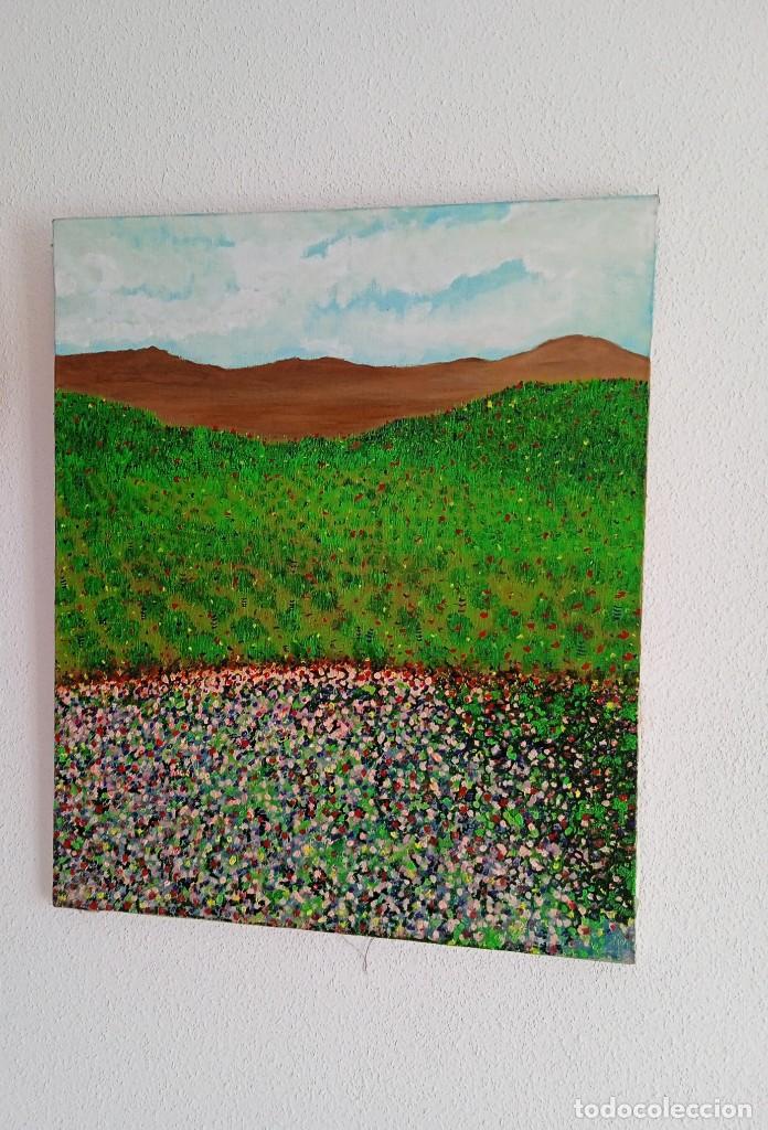 Otros objetos de arte: MAR FLORIDO. ACRILICO - Foto 3