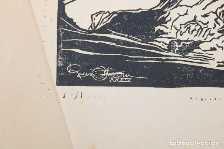 Otros objetos de arte: RAMON OLIVERA. LINOLEOGRAFIA - Foto 2