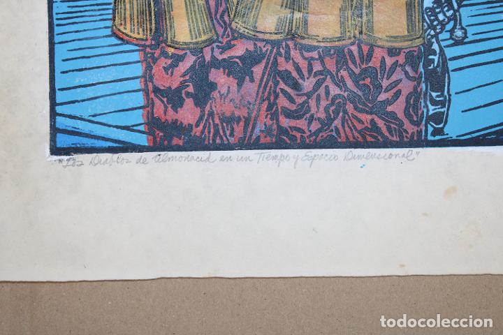 Otros objetos de arte: RAMON OLIVERA. LINOLEOGRAFIA CON TIRAJE 2/6. - Foto 2