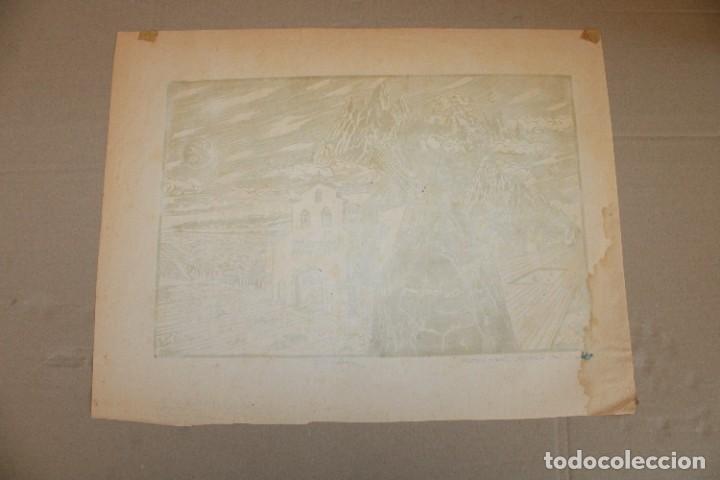 Otros objetos de arte: RAMON OLIVERA. LINOLEOGRAFIA CON TIRAJE P/A. - Foto 6