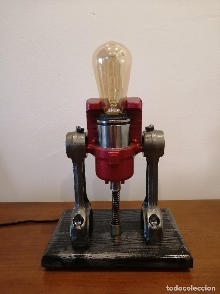 Otros objetos de arte: Lampara estilo industrial hecha a mano - Foto 1