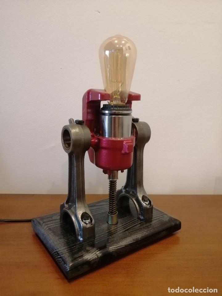 Otros objetos de arte: Lampara estilo industrial hecha a mano - Foto 2