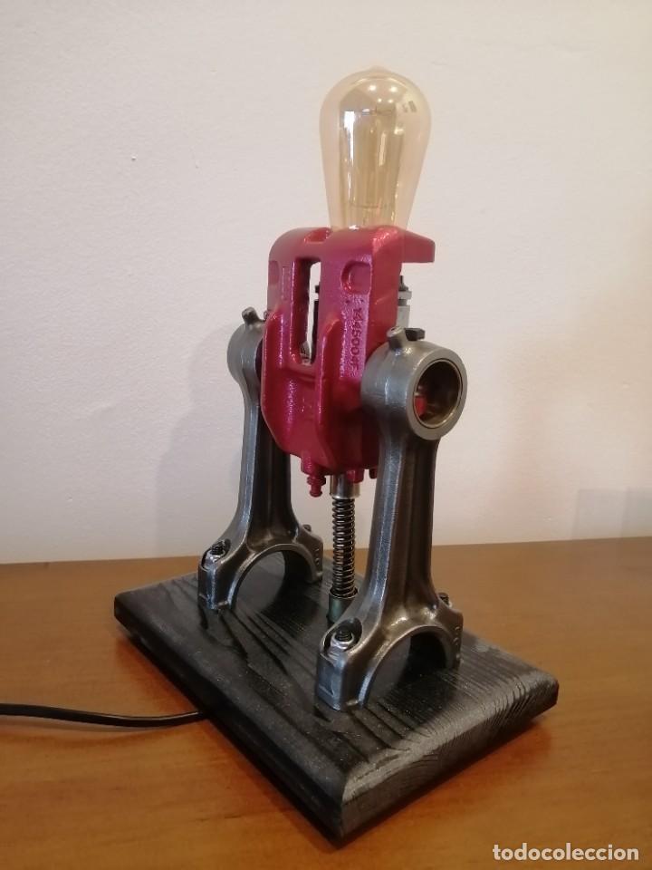 Otros objetos de arte: Lampara estilo industrial hecha a mano - Foto 3