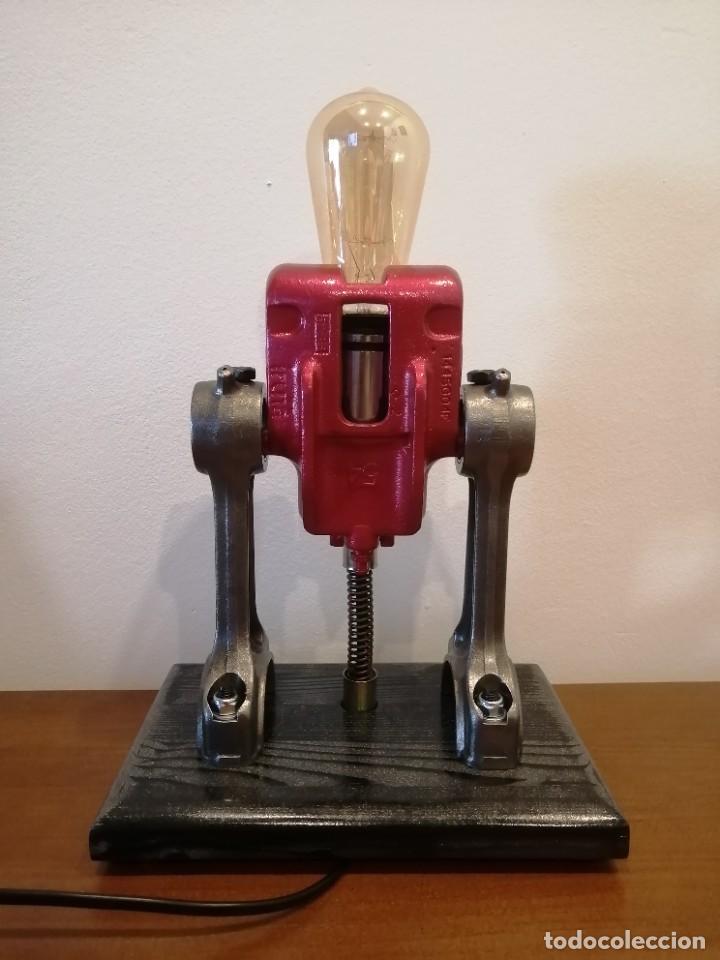 Otros objetos de arte: Lampara estilo industrial hecha a mano - Foto 4