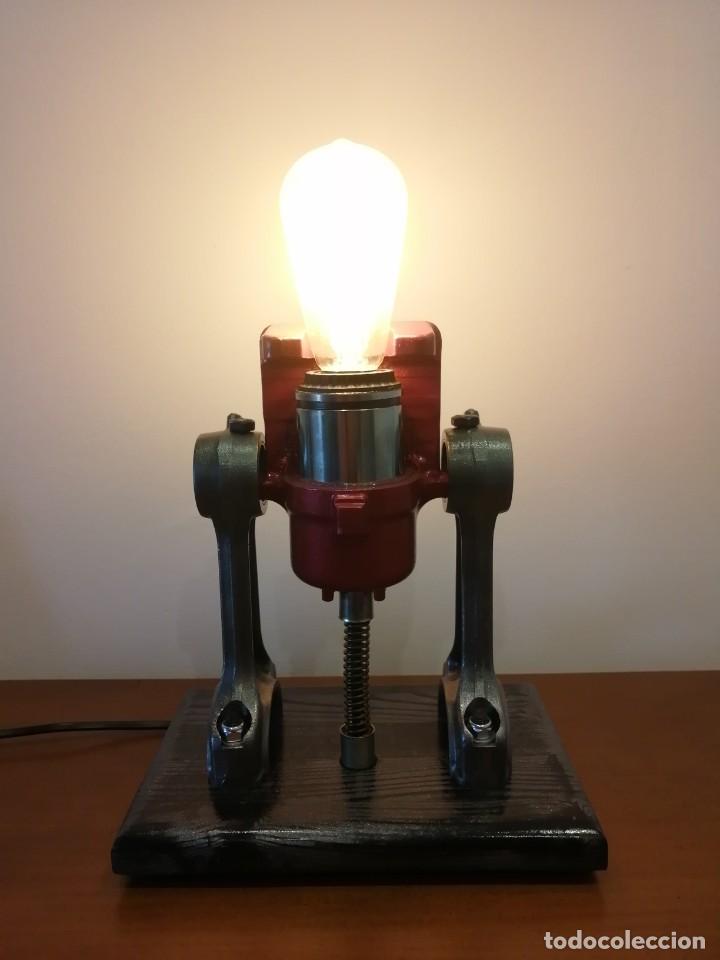 Otros objetos de arte: Lampara estilo industrial hecha a mano - Foto 5