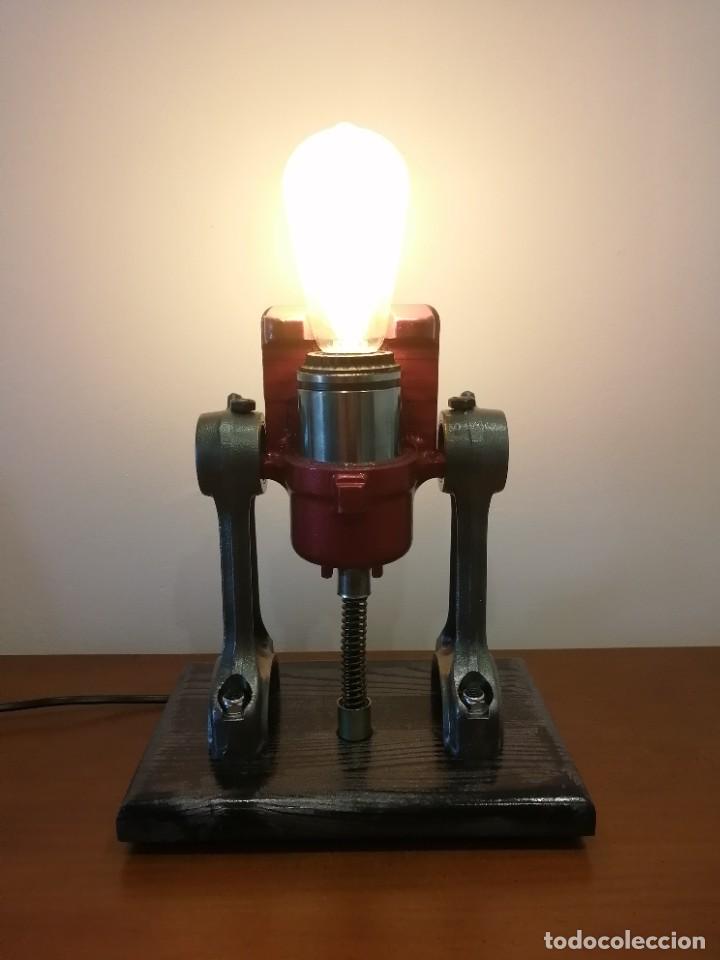 Otros objetos de arte: Lampara estilo industrial hecha a mano - Foto 6