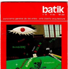 Otros Objetos de Arte: BATIK Nº 39 - PANORAMA GENERAL DE LAS ARTES - FEB1978 - EQUIPO CRÓNICA: EL BILLAR