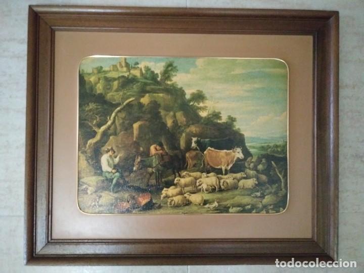 Otros objetos de arte: Cuadro animales 57x42 - Foto 1