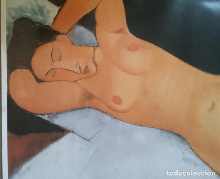 Otros objetos de arte: Cartel MODIGLIANI Reina Sof&iacute;a 96 x 68 cm. - Foto 4