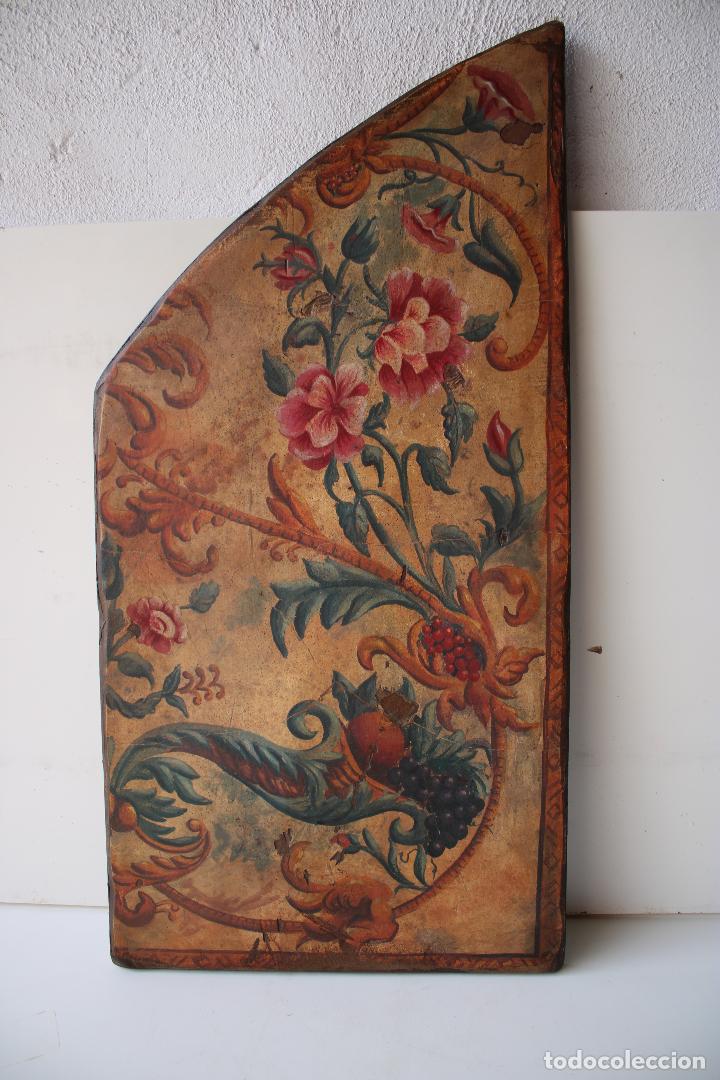 Otros objetos de arte: hoja puerta pintada a mano - Foto 1