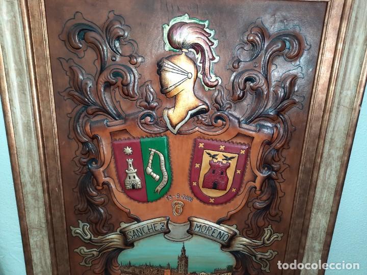 Otros objetos de arte: CUADRO HERALDICO BODA - Foto 5