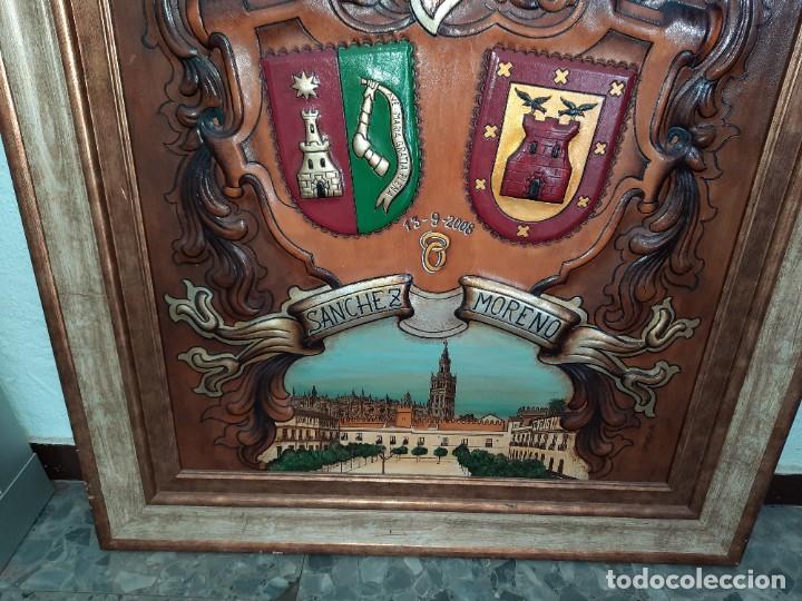 Otros objetos de arte: CUADRO HERALDICO BODA - Foto 6
