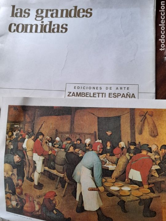 Otros objetos de arte: Las grandes comidas, 4 liemzos impresos - Foto 3