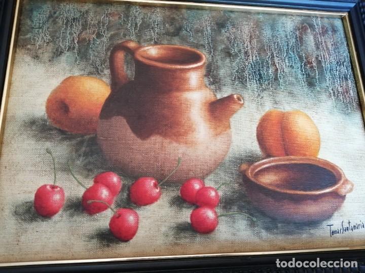 Otros objetos de arte: BODEG&Oacute;N FIRMADO POR TOM&Aacute;S SANTAMARIA - Foto 2
